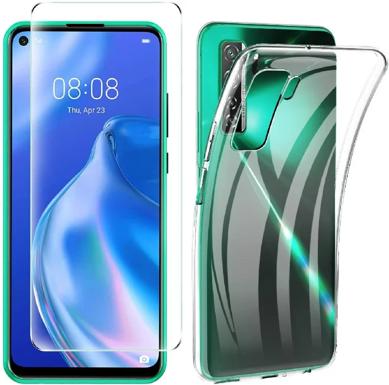 Huawei P40 Lite 5G Silicone Gel Ultra Slim Case Clear