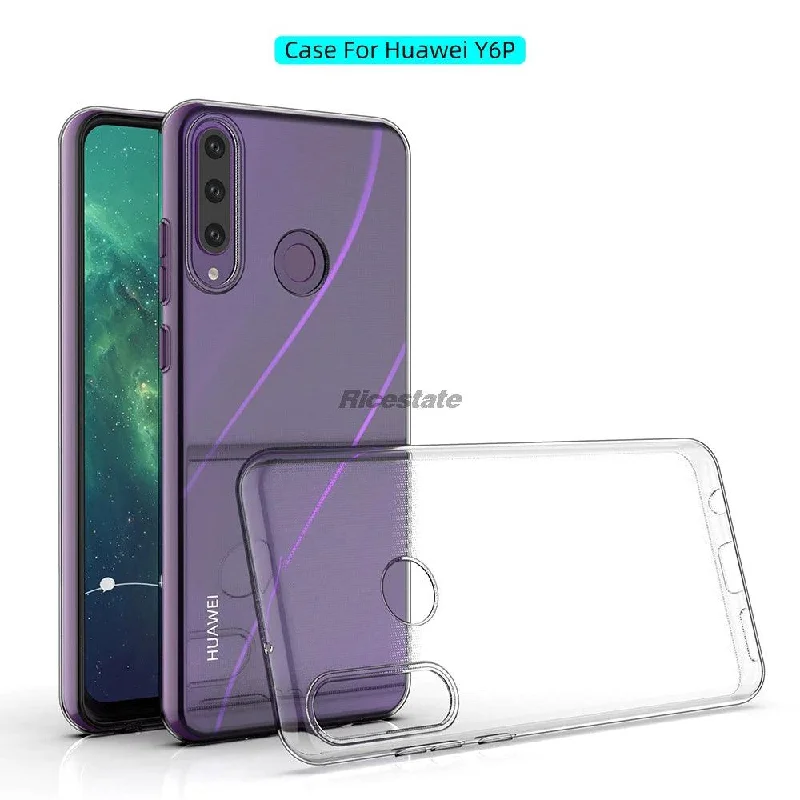 Huawei Y6P (2020) Silicone Gel Ultra Slim Case Clear