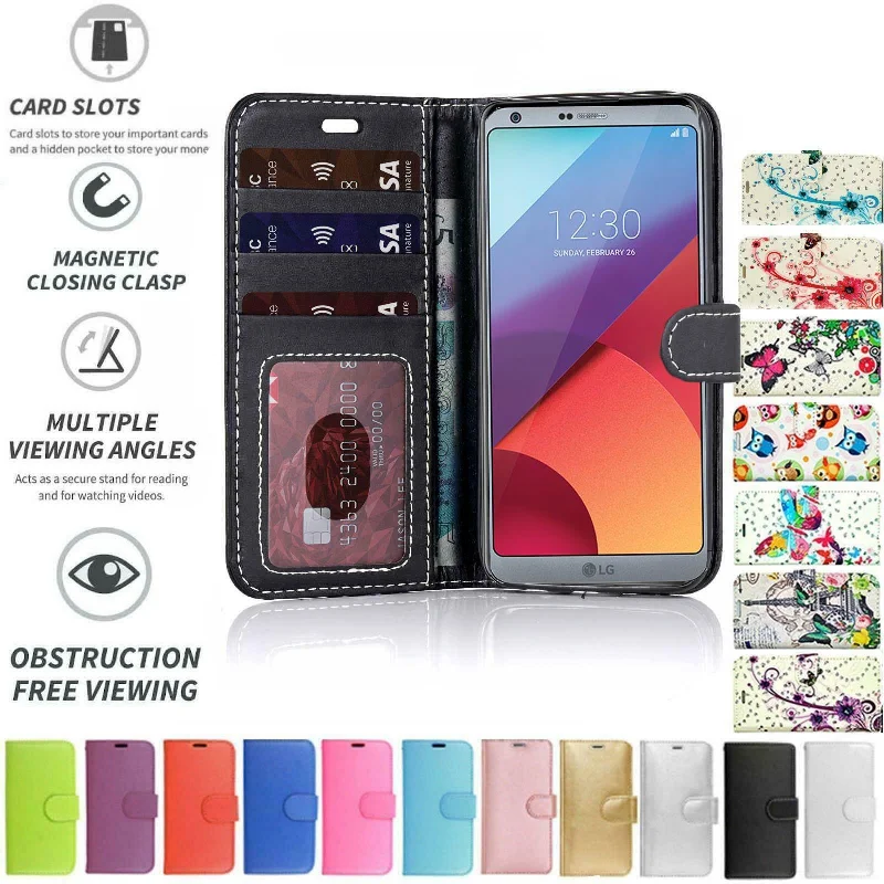 LG K40 Flip Folio Book Wallet Case