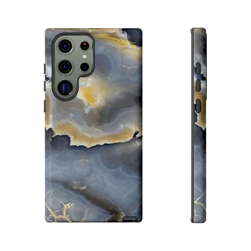 Marble Blue Gold Android Case - Protective Phone Case