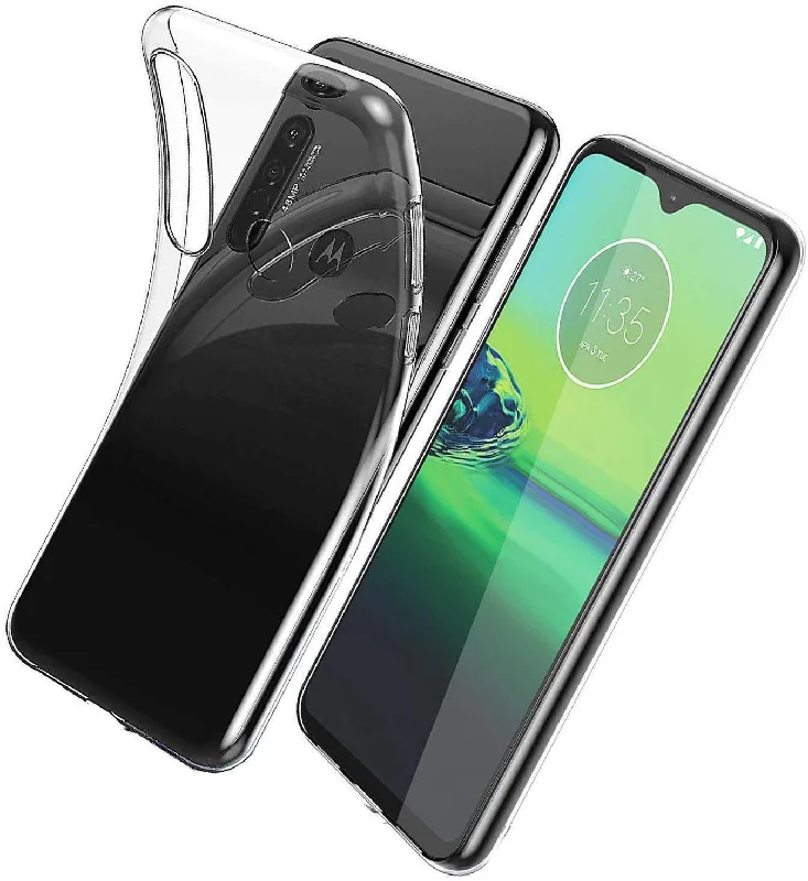 Motorola Moto G8 Play Silicone Gel Ultra Slim Case Clear