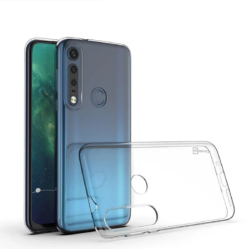 Motorola Moto G8+ Silicone Gel Ultra Slim Case Clear