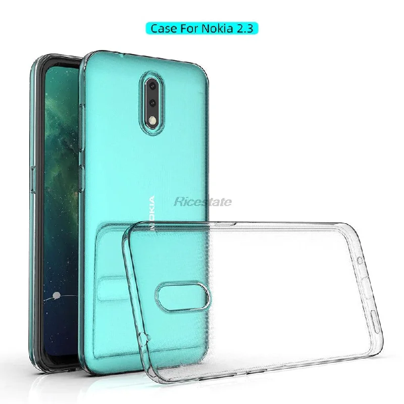 Nokia 2.3 Silicone Gel Ultra Slim Case Clear