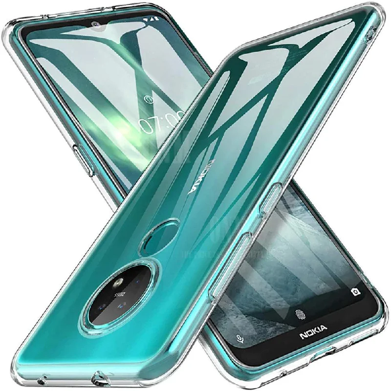 Nokia 6.2 / 7.2 Silicone Gel Ultra Slim Case Clear