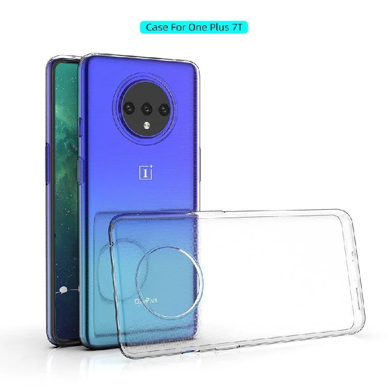 OnePlus 7T Silicone Gel Ultra Slim Case Clear