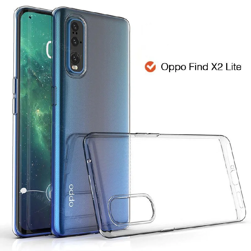 Oppo Find X2 Lite Silicone Gel Ultra Slim Case Clear