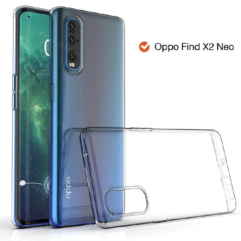 Oppo Find X2 Neo Silicone Gel Ultra Slim Case Clear