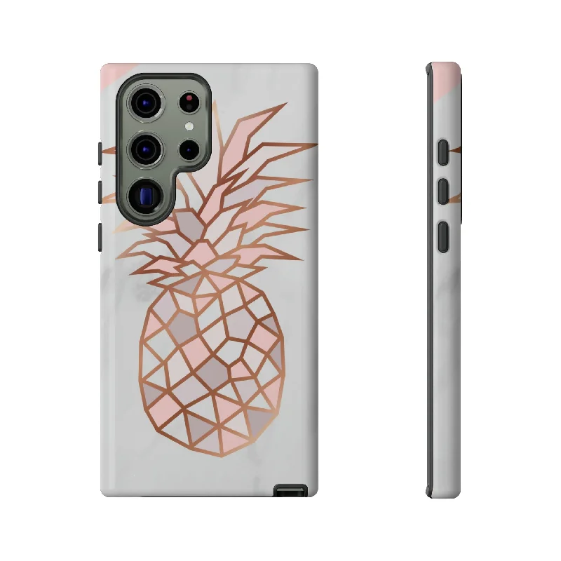 Pineapple Rose Gold Android Case - Protective Phone Case