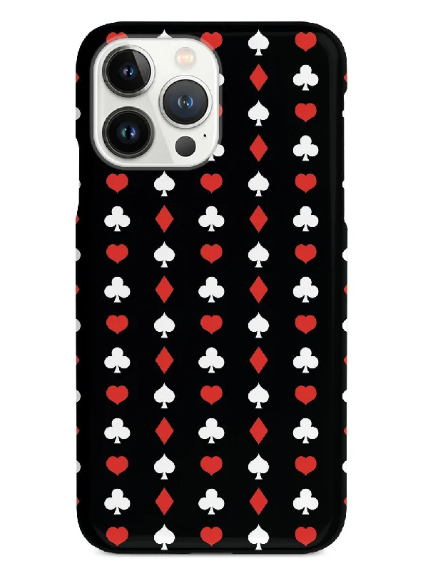 Playcard Suit Pattern - Black Case