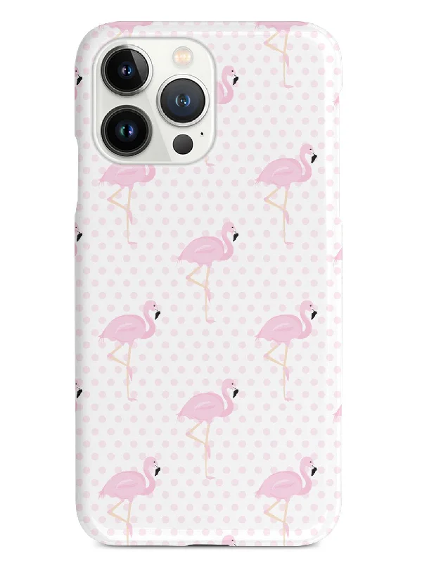 Polka Dot Flamingo Pattern Case