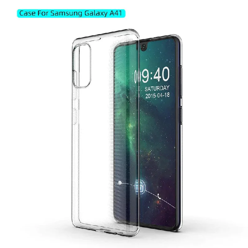 Samsung A41 Silicone Gel Ultra Slim Case Clear