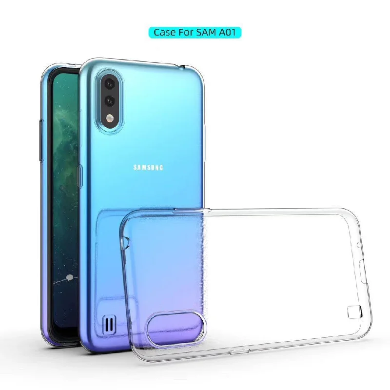 Samsung Galaxy A01 Silicone Gel Ultra Slim Case Clear