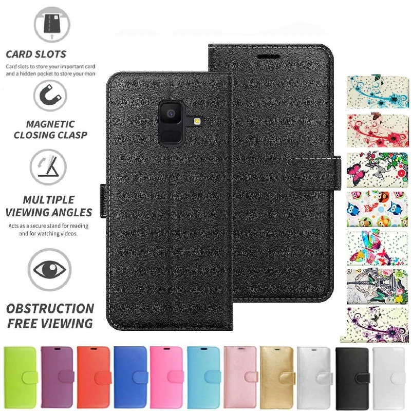 Samsung Galaxy A6 (2018) Flip Folio Book Wallet Caset