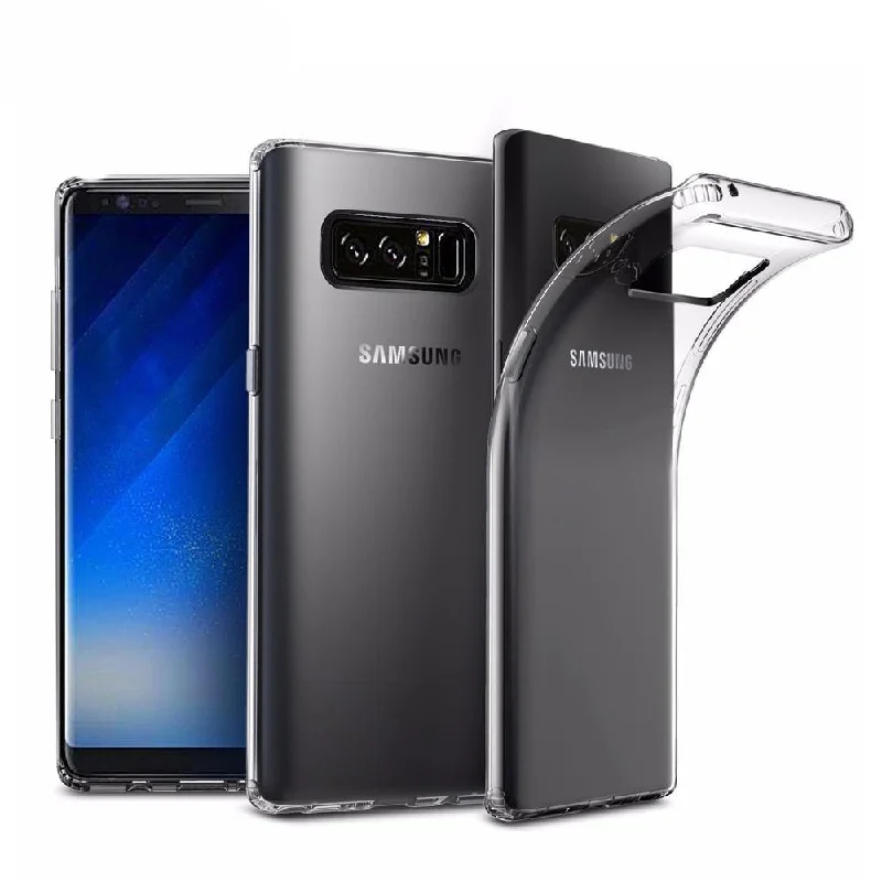 Samsung Galaxy Note 8 Silicone Gel Ultra Slim Case Clear