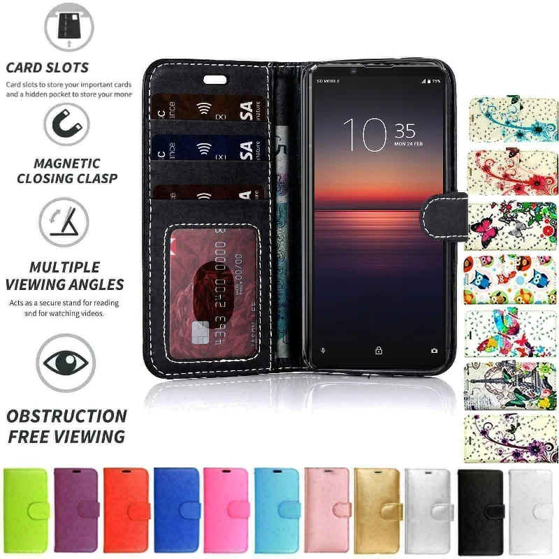 Sony Xperia 1 / XZ4 Flip Folio Book Wallet Case